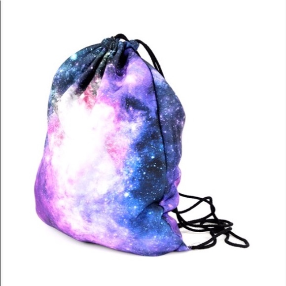 Galaxy Print Drawstring Bag - Picture 2 of 2